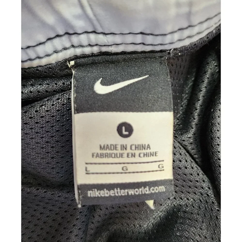 Nike Beach Black &‎ Orange Athletic Lined Board Shorts Swim Trunks Size Large